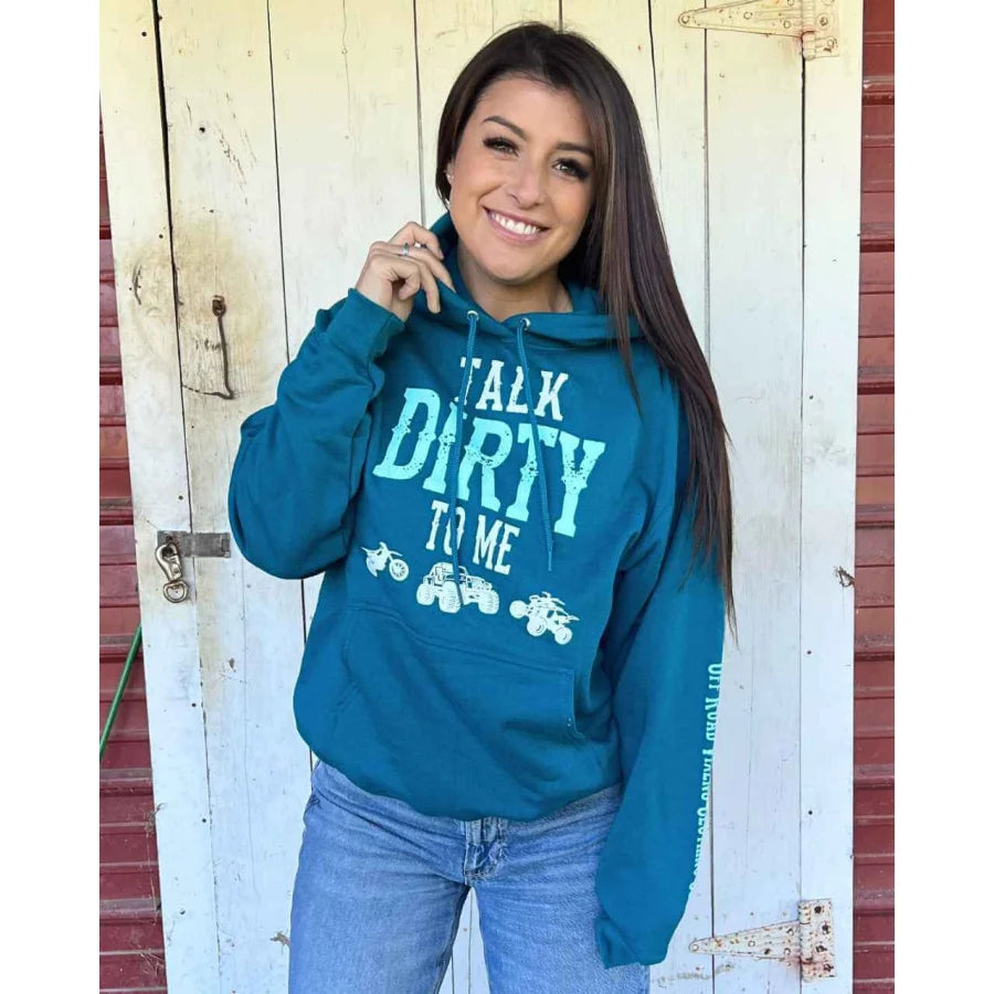 OFFROAD-VIXENS-TALK-DIRTY-3.0-PULLOVER-HOODIE - PULLOVER HOODIE - Synik Clothing - synikclothing.com