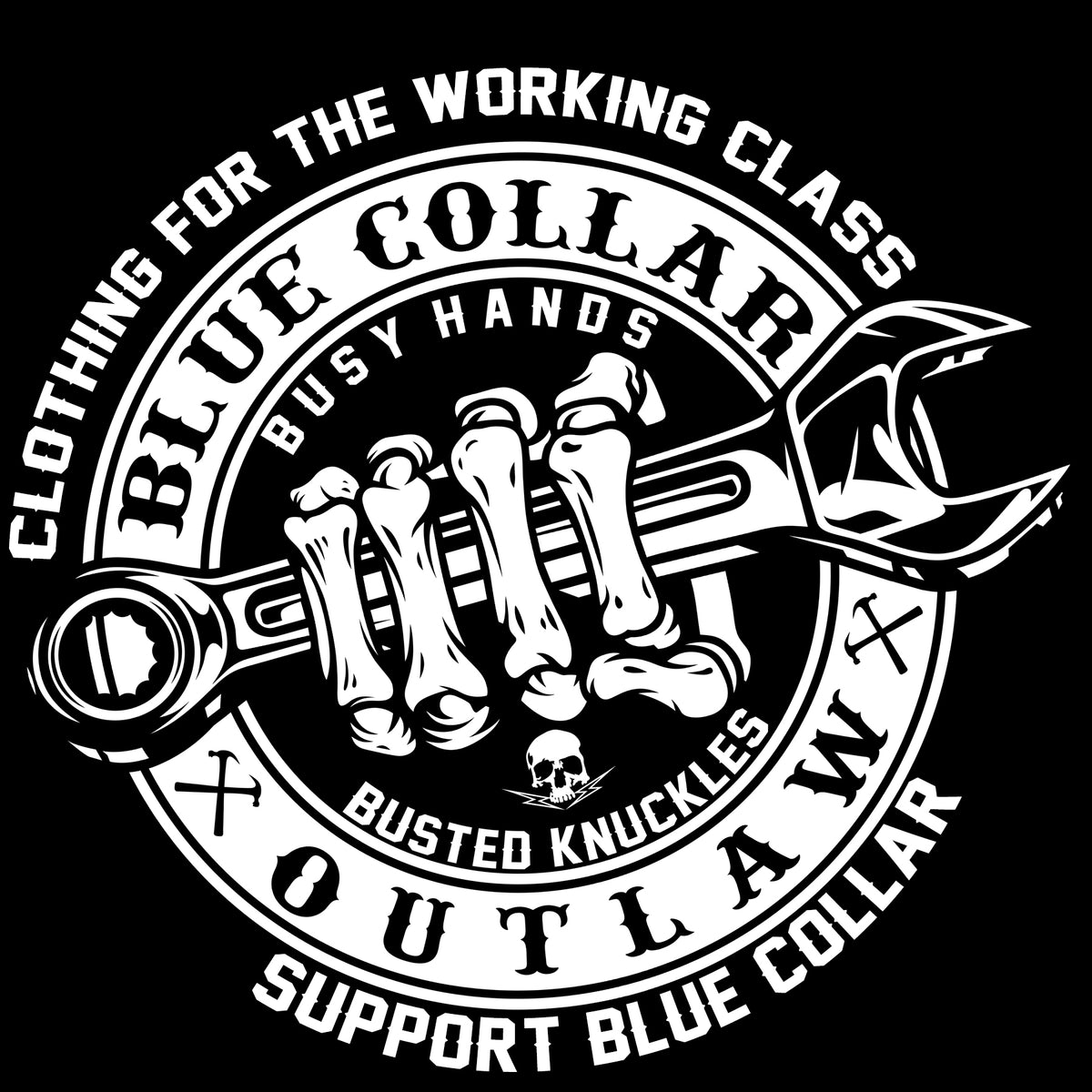 OUTLAW-THREADZ-BLUE-COLLAR-OUTLAW-LS-T-SHIRT - Longsleeve - synikclothing.com