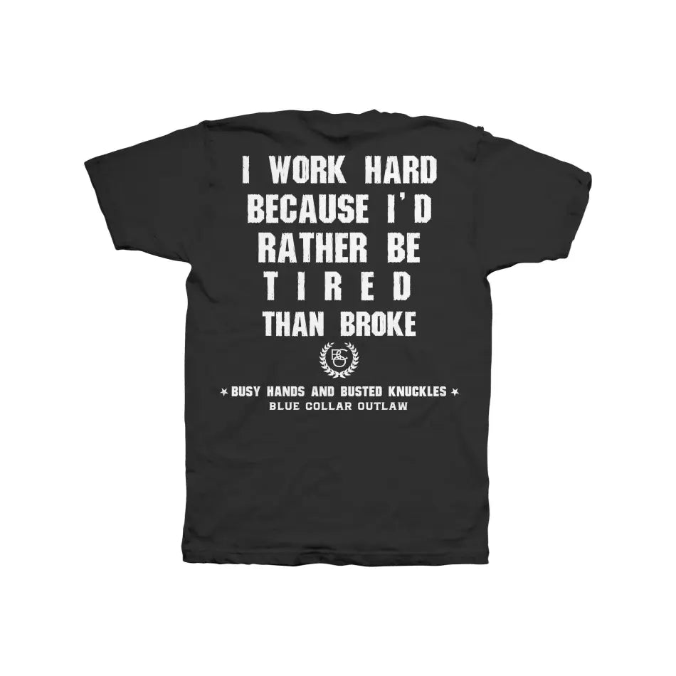 OUTLAW THREADZ BROKE - T-SHIRT - synikclothing.com