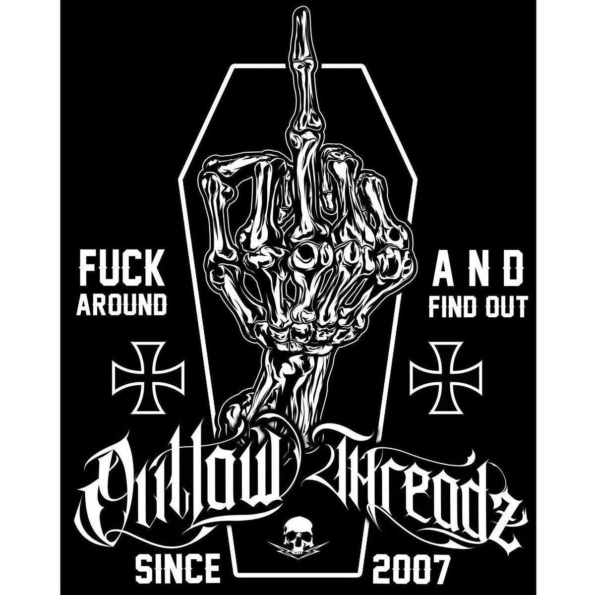 OUTLAW-THREADZ-COFFIN-STICKER - STICKER - synikclothing.com