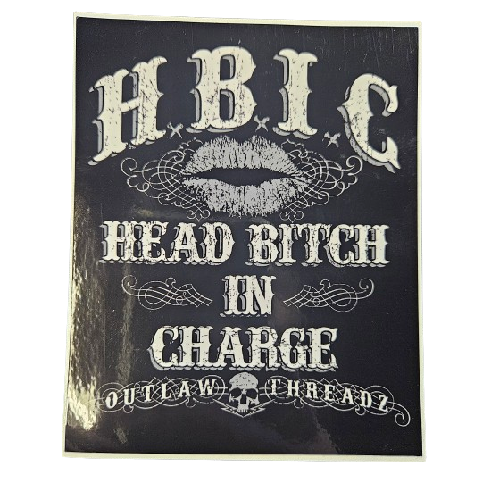 OUTLAW-THREADZ-HBIC-STICKER - STICKER - synikclothing.com