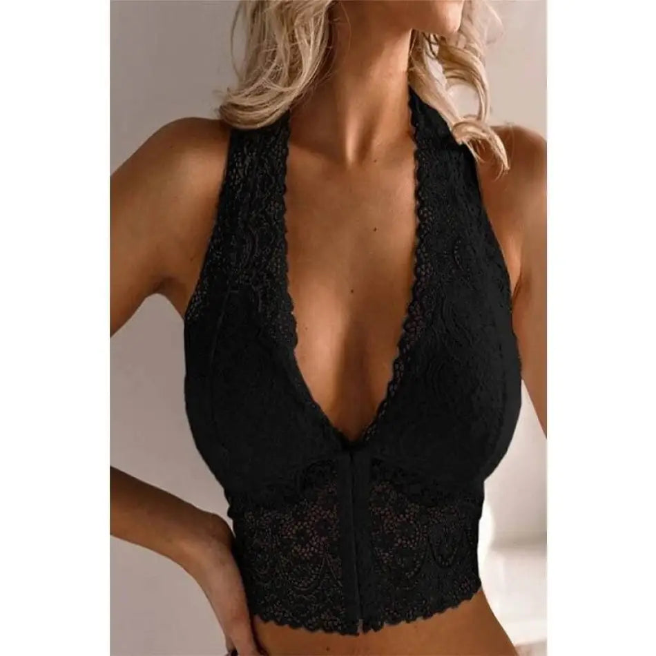 Paperdoll - WOMEN FRONT CLOSURE LACE TOP PUSH UP BRALETTE - - synikclothing.com