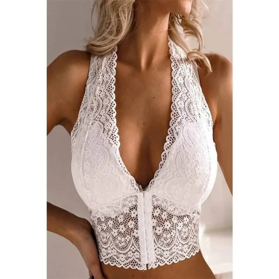 Paperdoll - WOMEN FRONT CLOSURE LACE TOP PUSH UP BRALETTE - - synikclothing.com