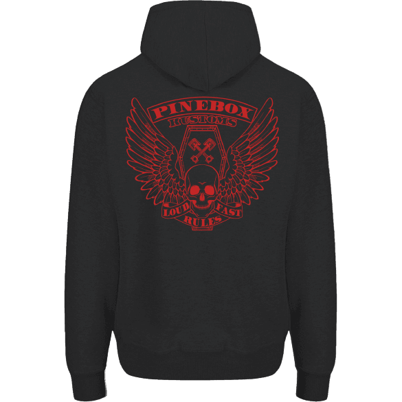 PINEBOX-KUSTOMS-DEATH-FROM-ABOVE-PULLOVER-HOODIE - PULLOVER HOODIE - synikclothing.com