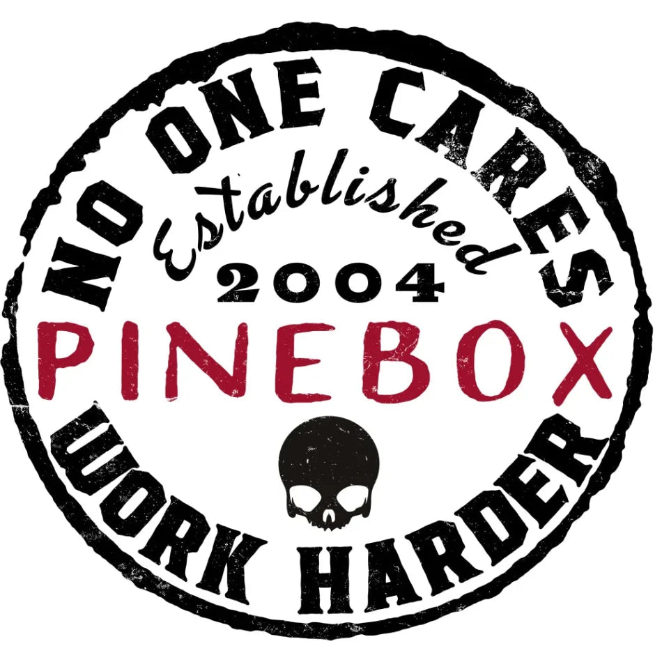 PINEBOX-KUSTOMS-NO-ONE-CARES-STICKER - STICKER - Synik Clothing - synikclothing.com