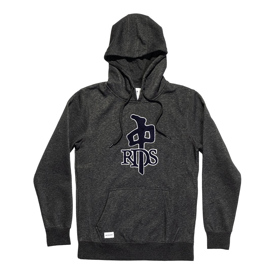 RDS-RED-DRAGON-SKATE-HOOD-OG-CHENILLE - PULLOVER HOODIE - Synik Clothing - synikclothing.com