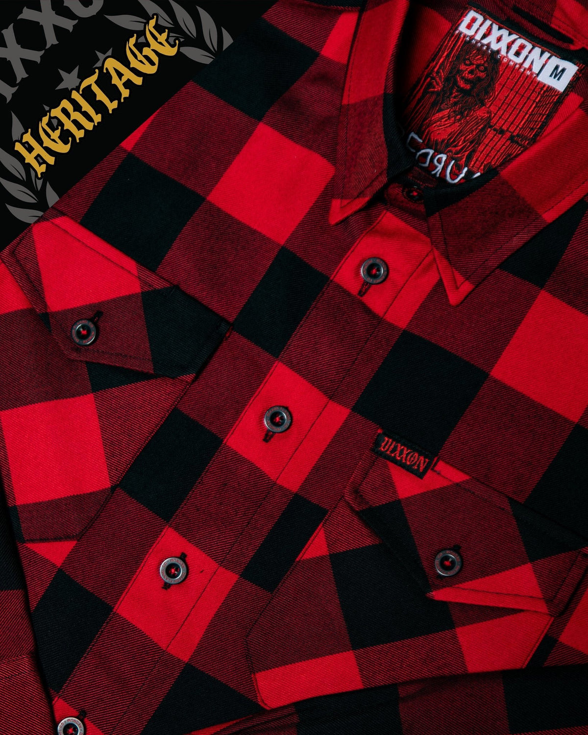 DIXXON RED RUM HERITAGE FLANNEL WITH BAG
