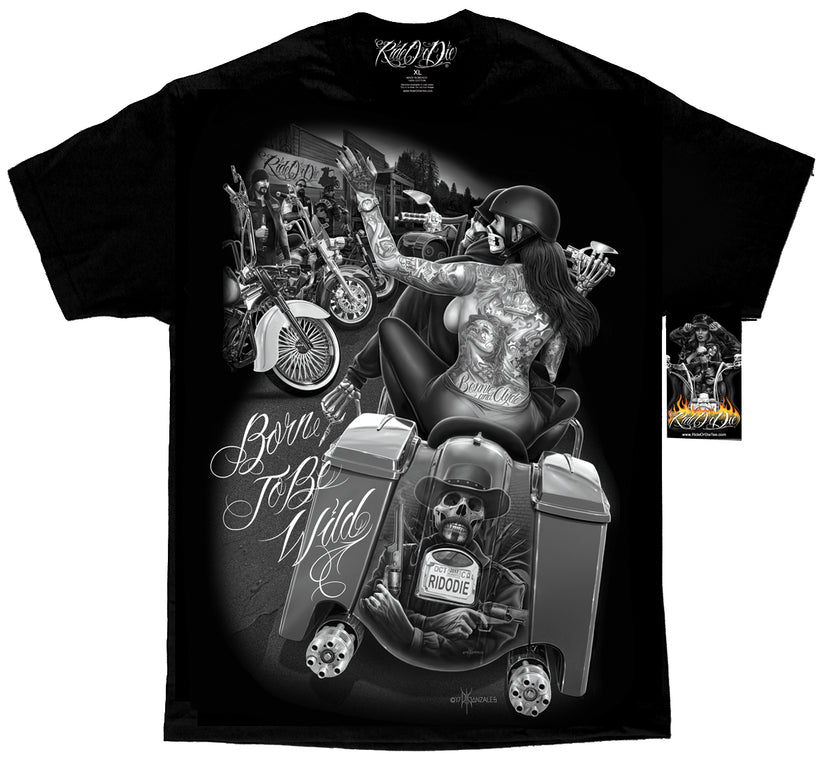 DGA- ROD- BORN TO BE WILD MEN'S T-SHIRT