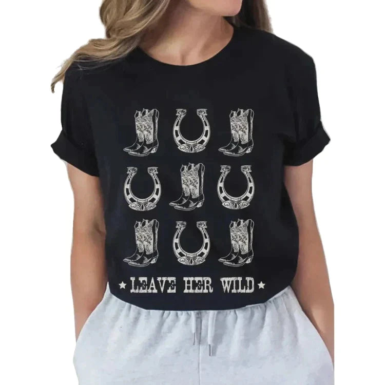 RUSTEE-CLOTHING-LEAVE-HER-WILD-GRAPHIC-T-SHIRTS - T-SHIRT - Synik Clothing - synikclothing.com