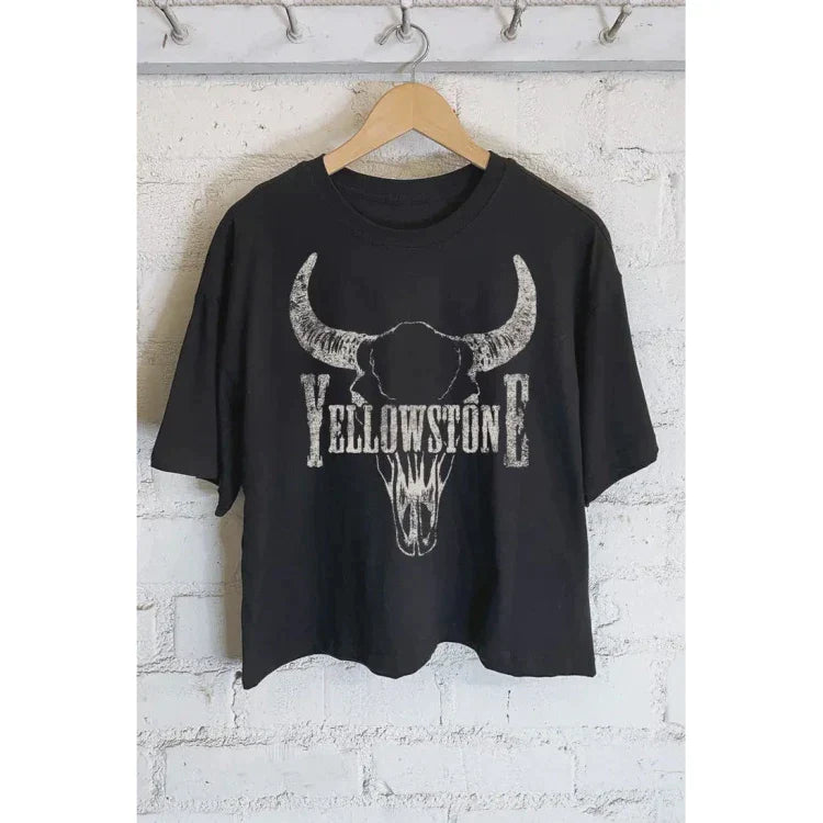 RUSTEE-CLOTHING-YELLOWSTONE-GRAPHIC-CROP-TOP - T-SHIRT - synikclothing.com