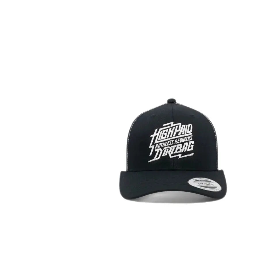 RUTHLESS REDNECKS High Paid Dirtbag Curved Snapback - HAT - synikclothing.com