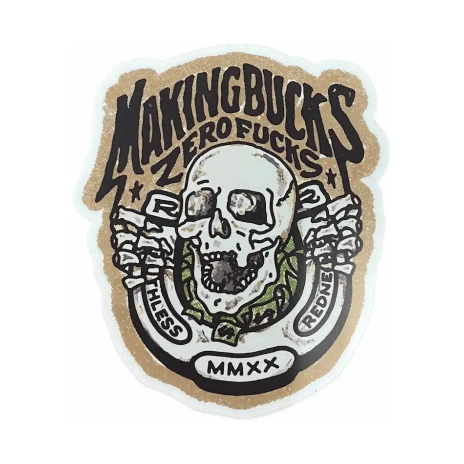 RUTHLESS REDNECKS MBZF Horseshoe Sticker - STICKER - synikclothing.com