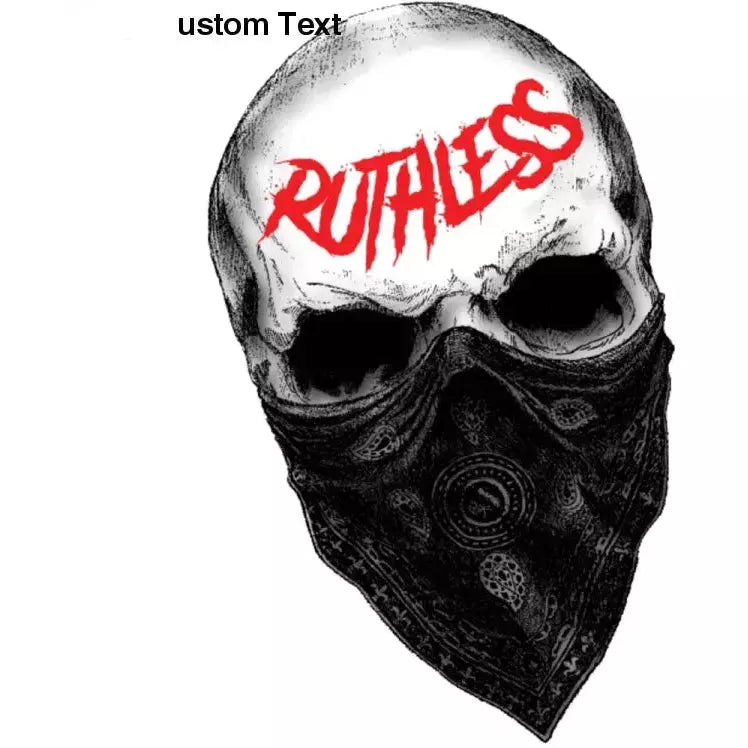 RUTHLESS-RIDEZ-HEAT-RED-RUTHLESS-STICKER - STICKER - Synik Clothing - synikclothing.com