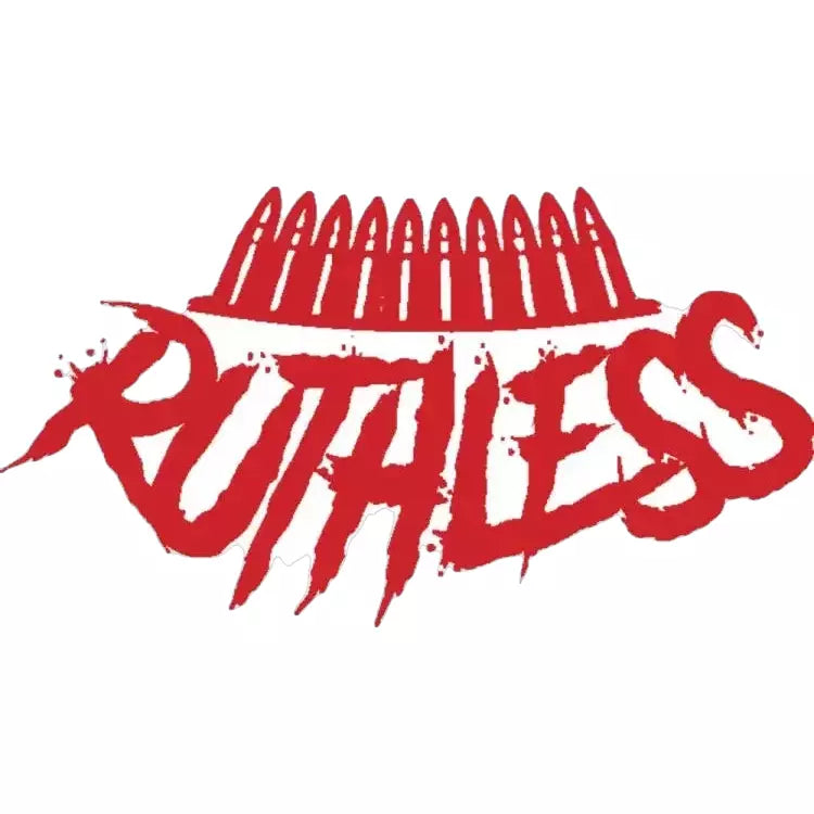 RUTHLESS-RIDEZ-WHOLE-9-YARDS-BLOOD-RED-STICKER - STICKER - Synik Clothing - synikclothing.com
