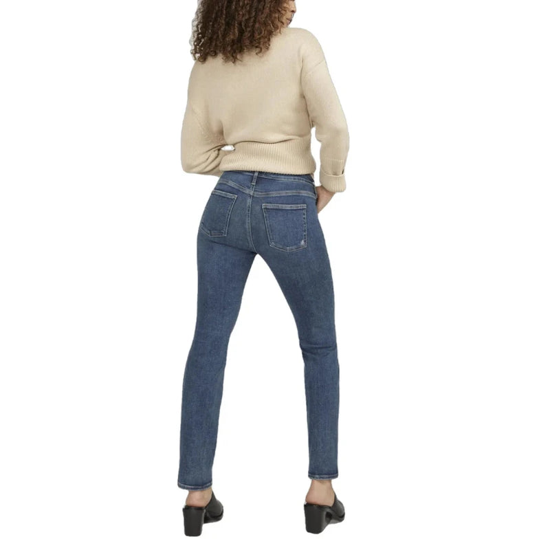 SILVER-JEANS-INFINITE-FIT-MID-RISE-STRAIGHT-LEG-JEANS-31"L - JEAN - synikclothing.com