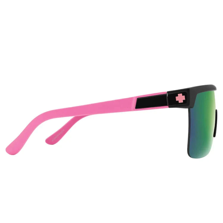 SPY-OPTIC-FLYNN-5050-MATTE-BLACK-MATTE-PINK-SU23 - SUNGLASS - synikclothing.com