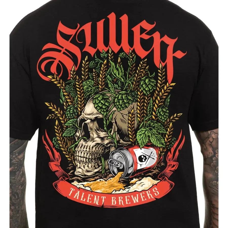 SULLEN ART COLLECTIVE BARLEY SKULL TEE - T-SHIRT - synikclothing.com