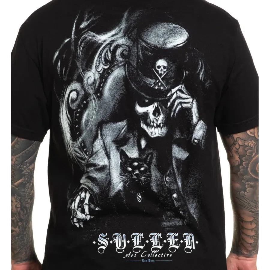 SULLEN ART COLLECTIVE BLACK CAT TEE - T-SHIRT - Synik Clothing - synikclothing.com