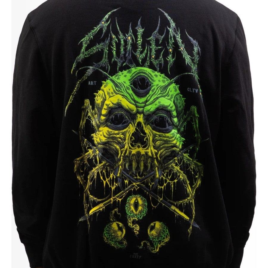 SULLEN ART COLLECTIVE CREEP BADGE PULLOVER HOODIE - PULLOVER HOODIE - synikclothing.com