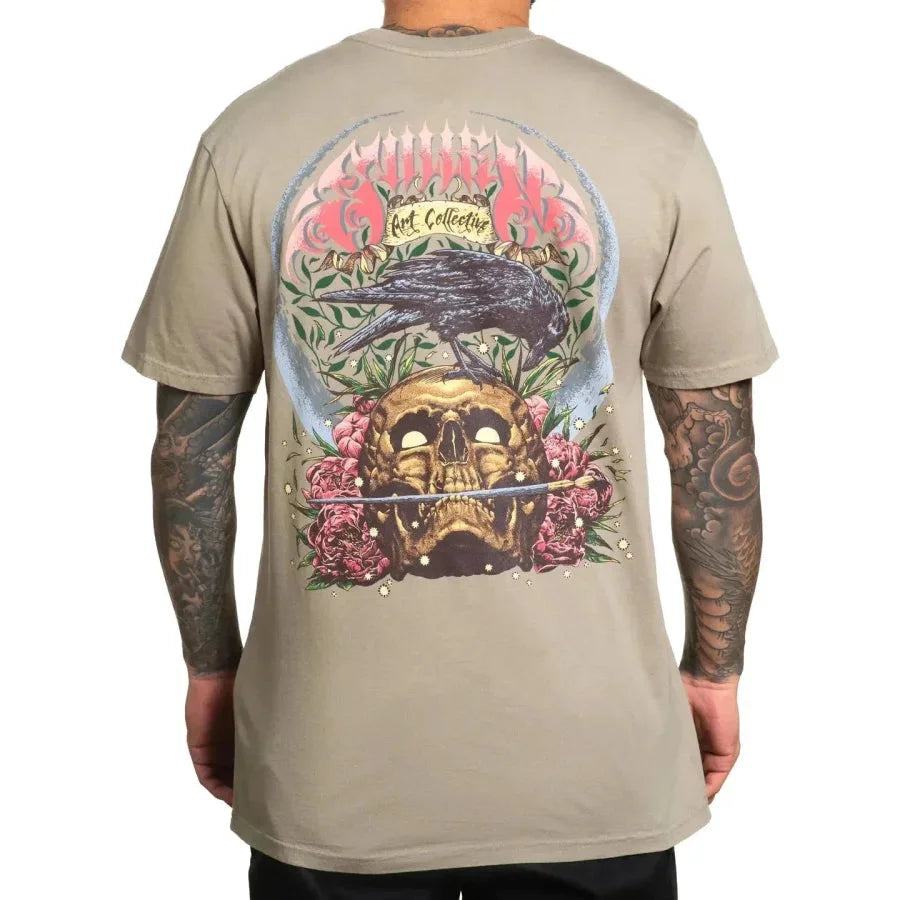 SULLEN ART COLLECTIVE CROW SKULL TEE - T-SHIRT - synikclothing.com