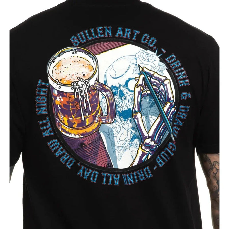 SULLEN ART COLLECTIVE DRINKING CLUB TEE - T-SHIRT - Synik Clothing - synikclothing.com