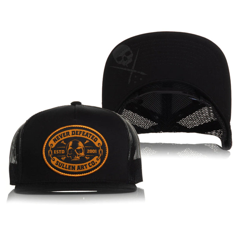 SULLEN-ART-COLLECTIVE-NEVER-DEFEATED-SNAPBACK-TRUCKER - HAT - synikclothing.com