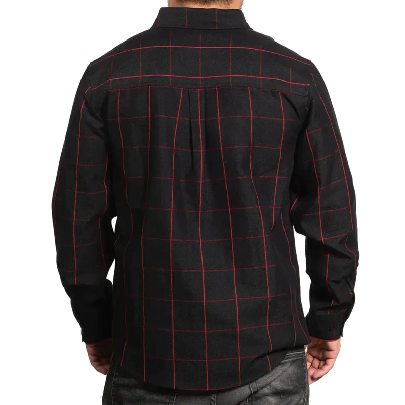 SULLEN-ART-COLLECTIVE-PINLINE-FLANNEL - FLANNEL - Synik Clothing - synikclothing.com