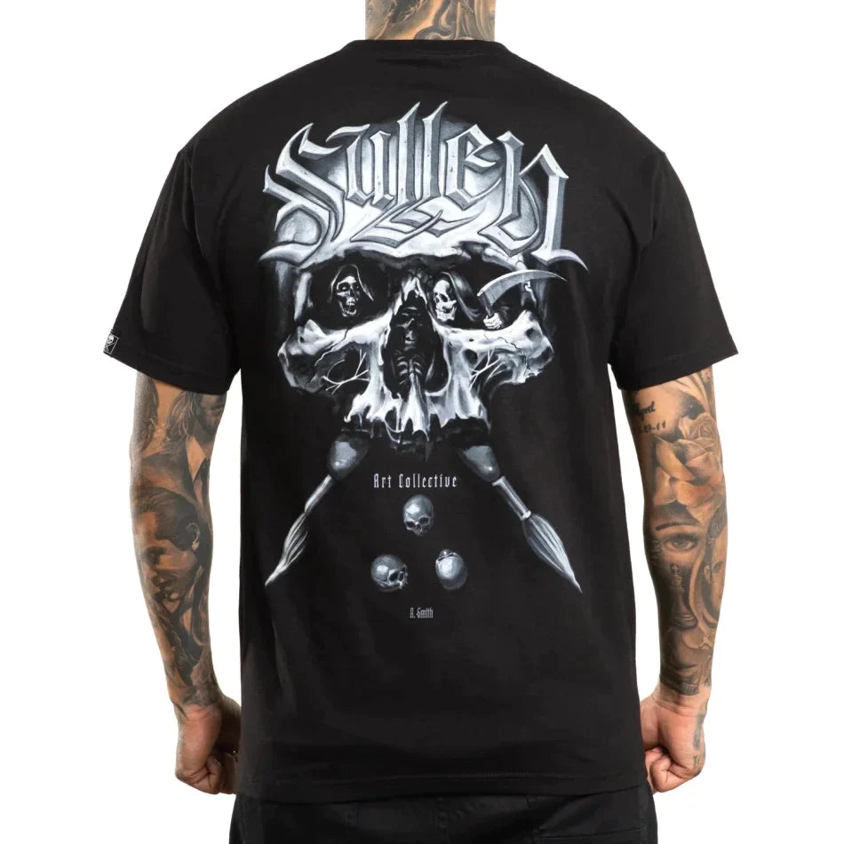 SULLEN-ART-COLLECTIVE-REAPER-BADGE-SS-TEE - T-SHIRT - Synik Clothing - synikclothing.com