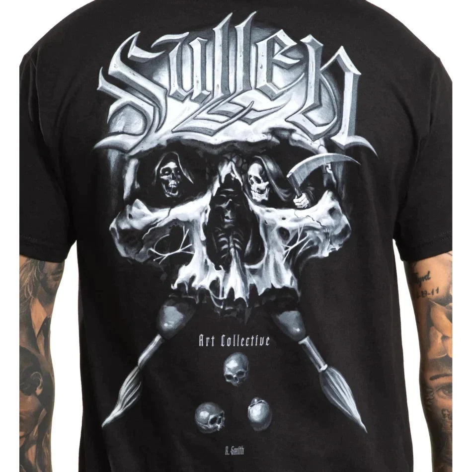 SULLEN-ART-COLLECTIVE-REAPER-BADGE-SS-TEE - T-SHIRT - Synik Clothing - synikclothing.com