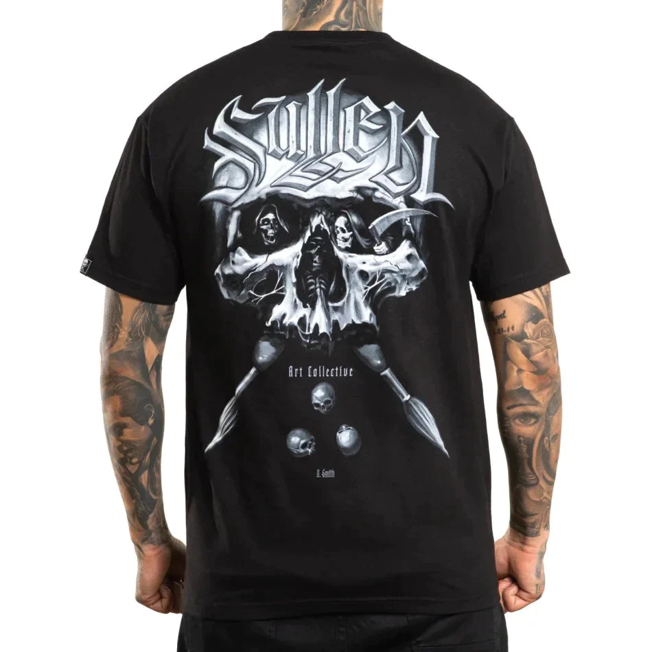 SULLEN-ART-COLLECTIVE-REAPER-BADGE-SS-TEE - T-SHIRT - synikclothing.com