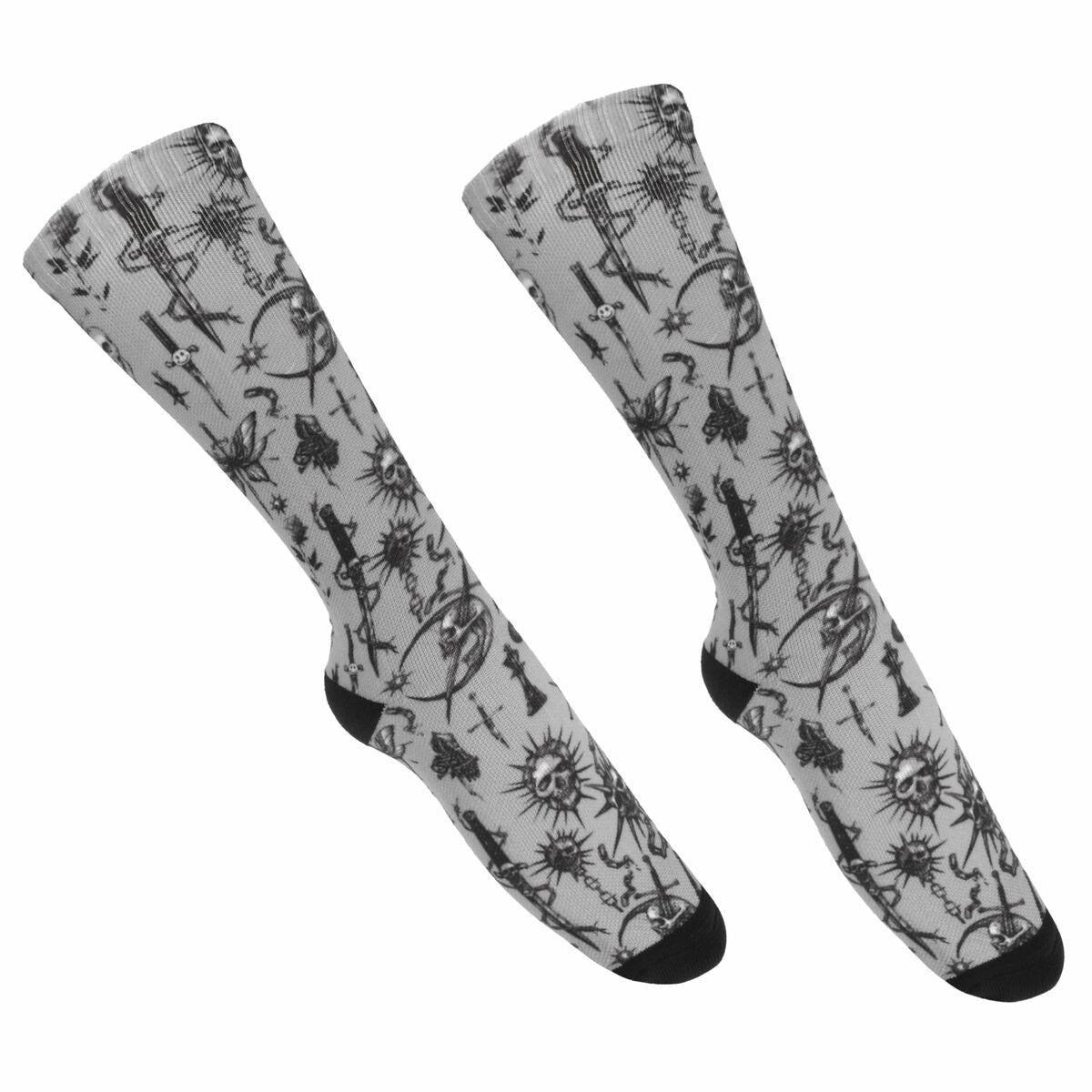 SULLEN-ART-COLLECTIVE-SPIKED-SOCKS - SOCK - synikclothing.com