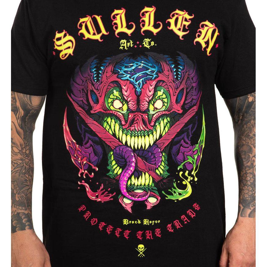 SULLEN ART HOFER BADGES S/S TEE - T-SHIRT - synikclothing.com