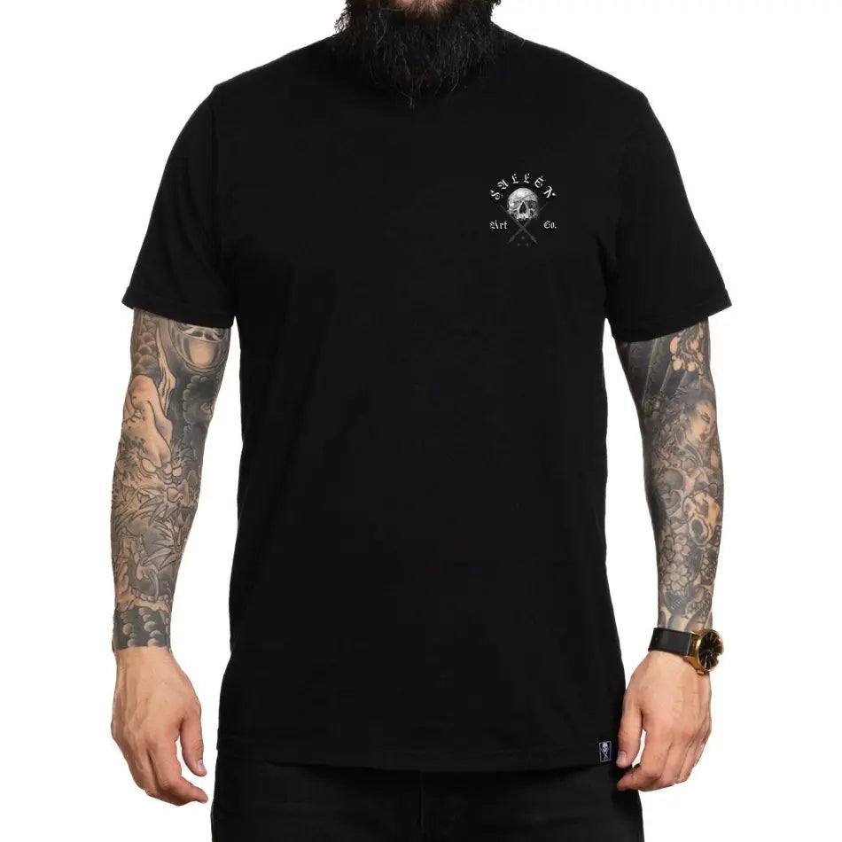 SULLEN ART THE DROWNED S/S TEE JET BLACK T-SHIRT FA24 - T-SHIRT - synikclothing.com