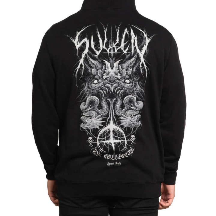 SULLEN-BATFACE-PULLOVER-BLACK - PULLOVER HOODIE - Synik Clothing - synikclothing.com