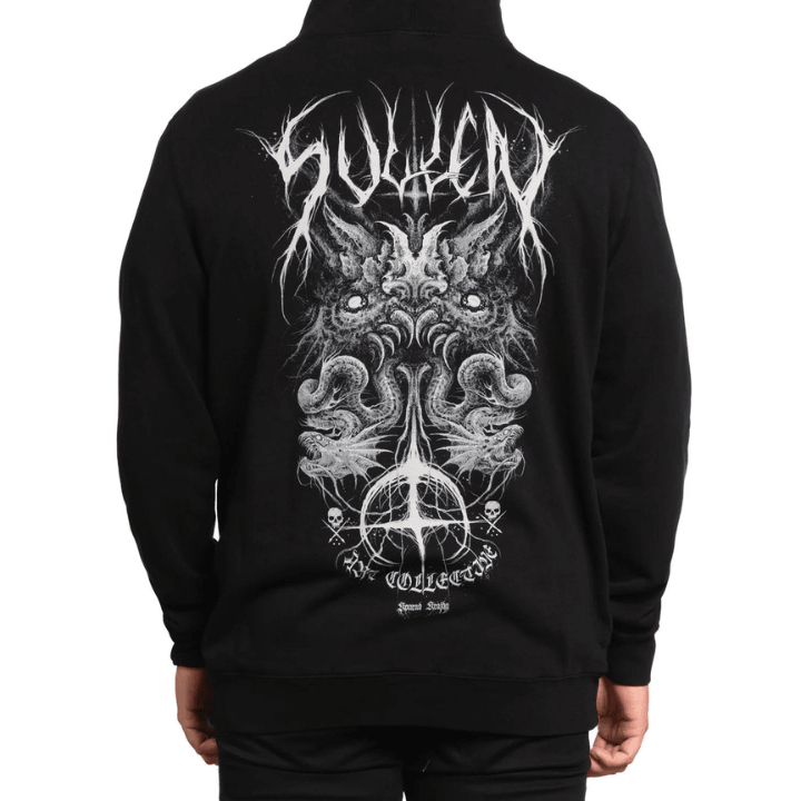 SULLEN-BATFACE-PULLOVER-BLACK - PULLOVER HOODIE - synikclothing.com