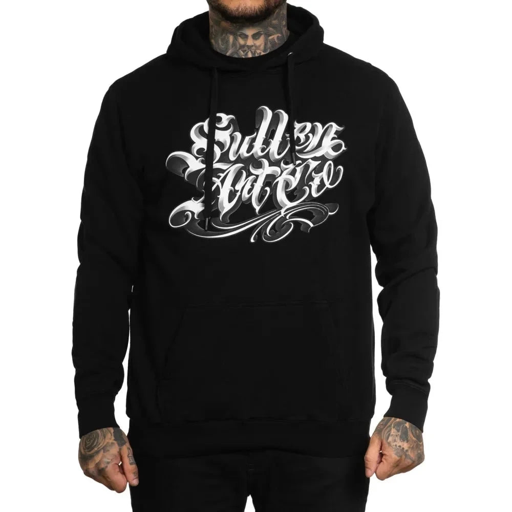 SULLEN-BEVEL-SCRIPT-PULLOVER - PULLOVER HOODIE - Synik Clothing - synikclothing.com