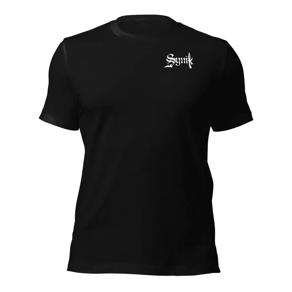 SYNIK HONEST MAN PREMIUM BLACK T-SHIRT - T-SHIRT - synikclothing.com