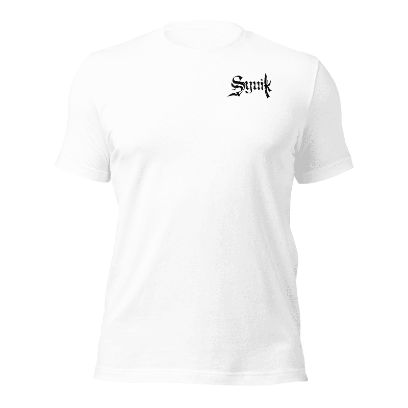 SYNIK HONEST MAN PREMIUM WHITE T-SHIRT - T-SHIRT - Synik Clothing - synikclothing.com