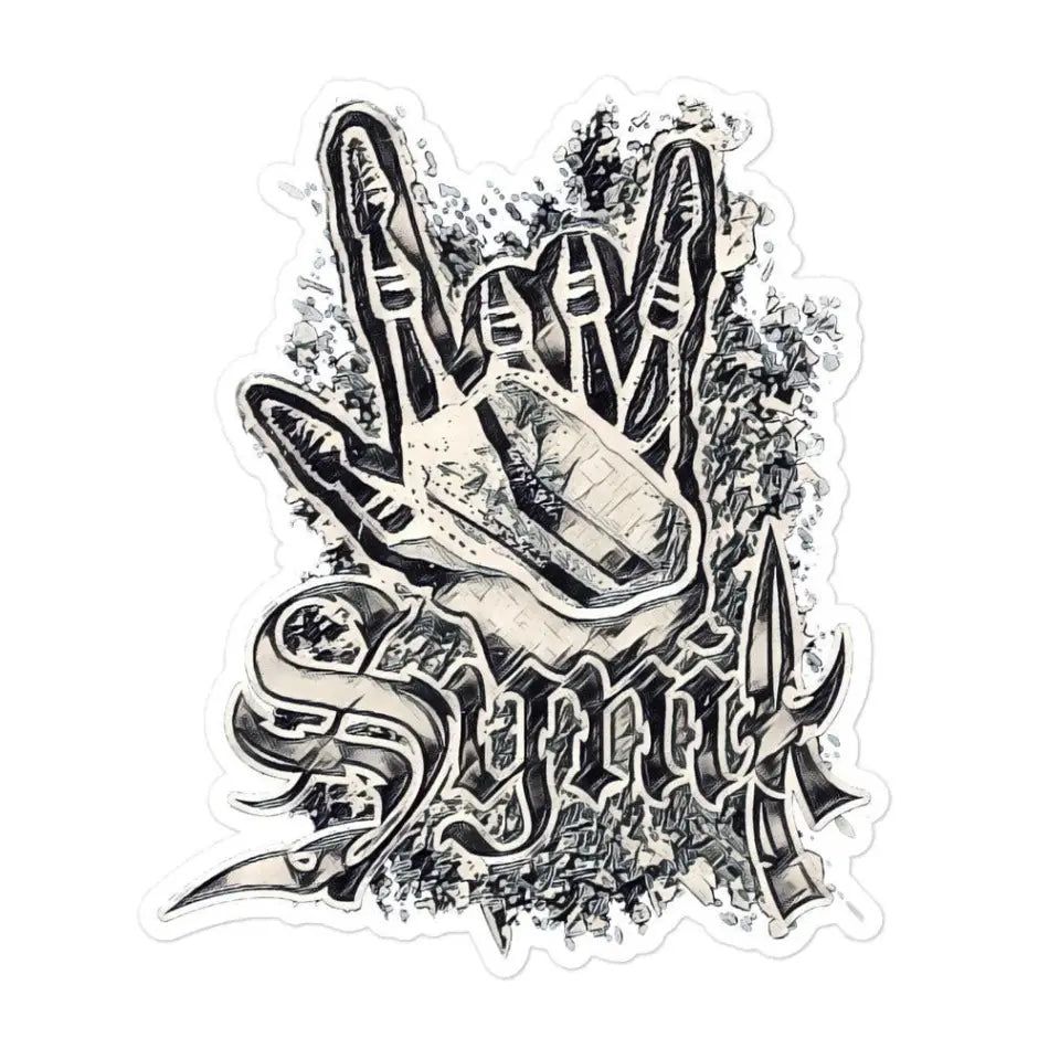 SYNIK ROCK ON STICKER - ACCESSORY - synikclothing.com