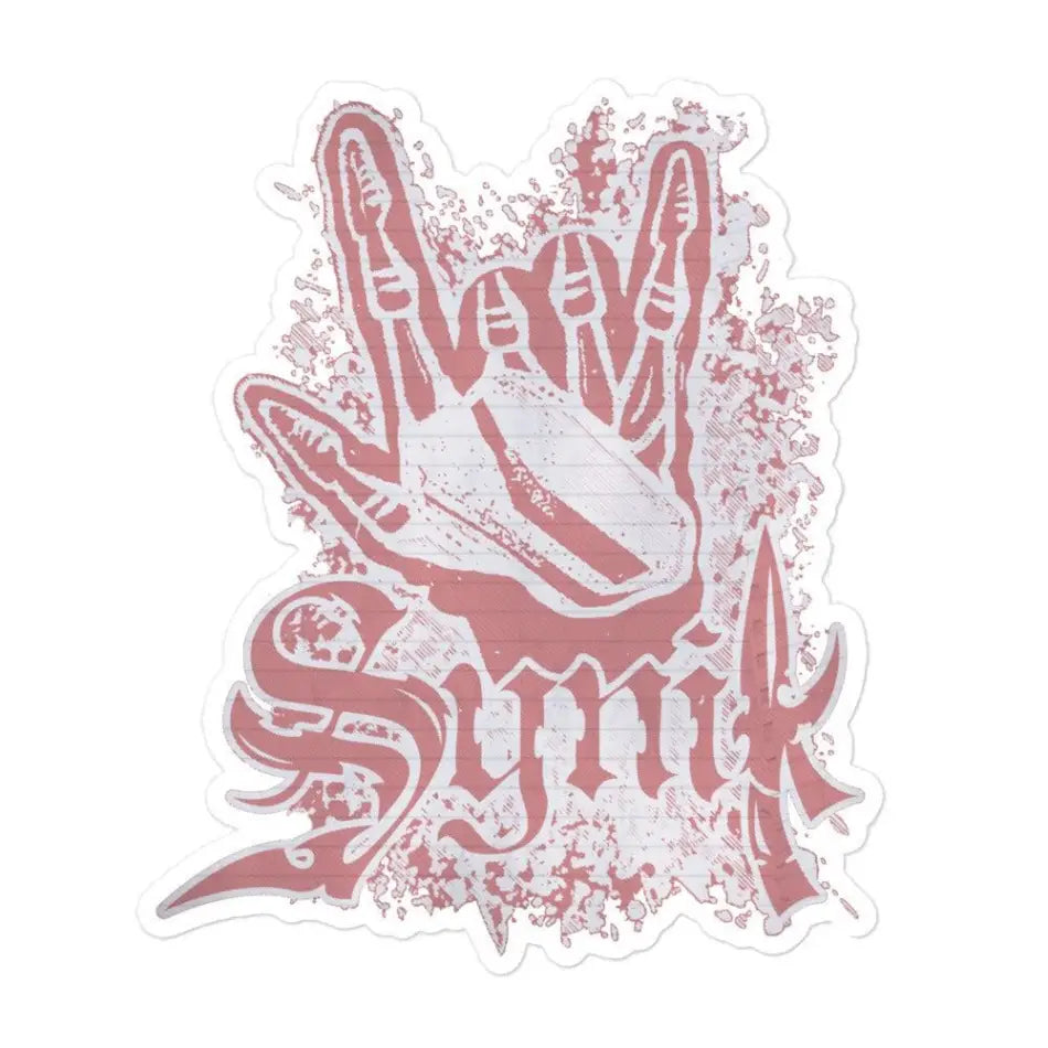 SYNIK ROCK ON STICKER - ACCESSORY - synikclothing.com