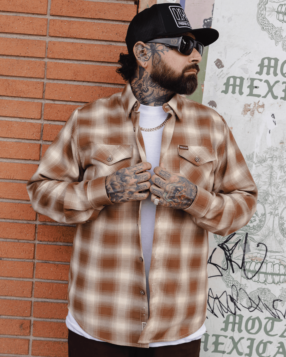 DIXXON HORCHATA FLANNEL WITH BAG