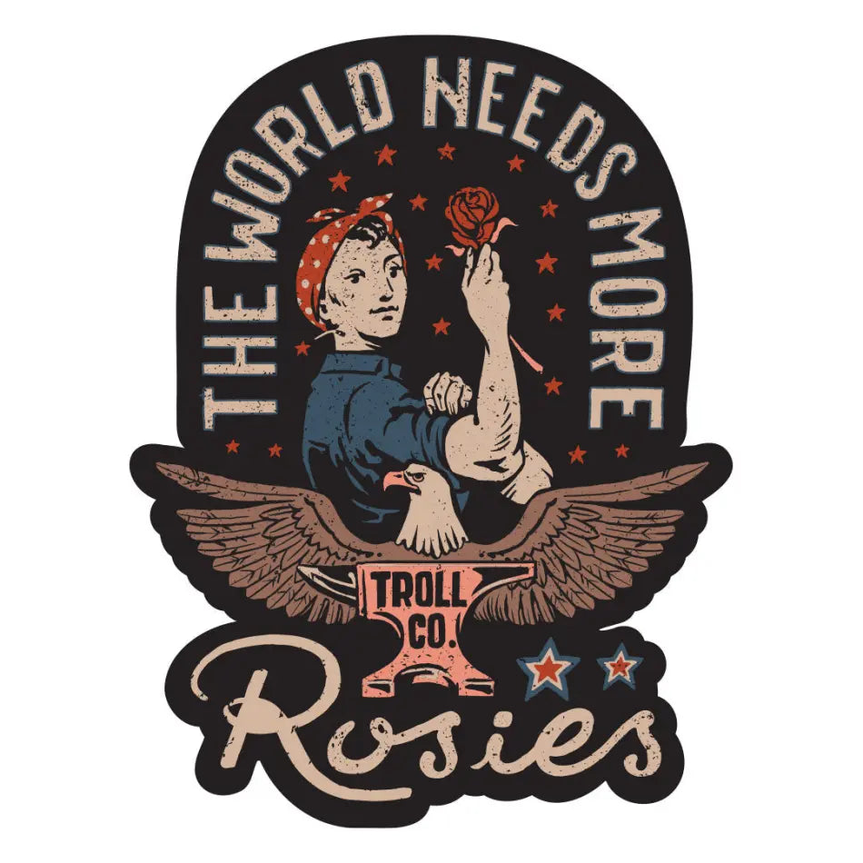 TROLL CO. Fall 24 More Rosies Sticker - STICKER - synikclothing.com