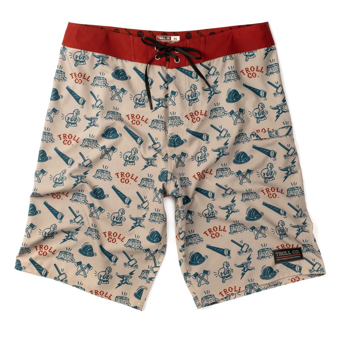 TROLL-CO.-LUMBERJACK-BOARDSHORT - BOARDSHORT - synikclothing.com