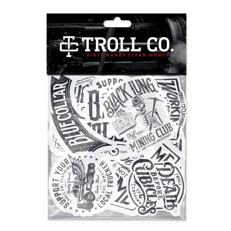 TROLL-CO.-STATEMENT-STICKER-PACK-(JUMBO)-SP23 - ACCESSORY - Synik Clothing - synikclothing.com