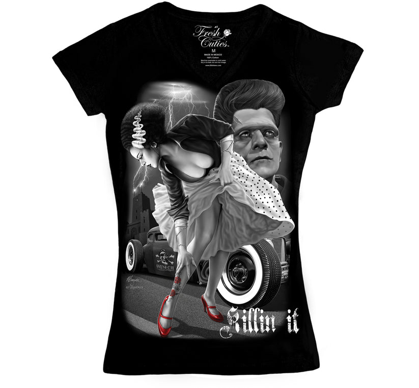 DGA- FCZ KILLIN IT V-NECK WOMEN'S