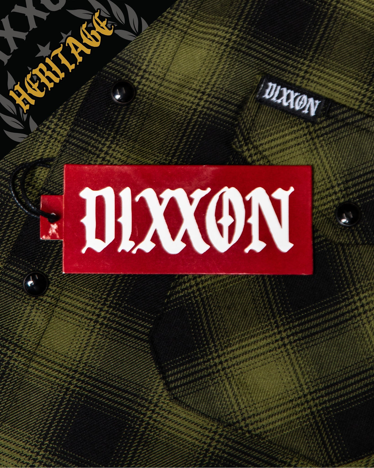 DIXXON LONE WOLF HERITAGE FLANNEL WITH BAG