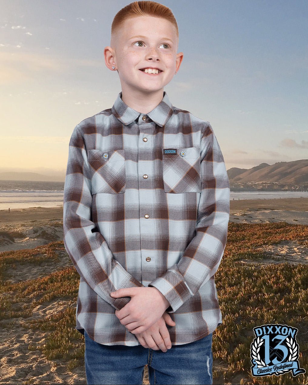 DIXXON YOUTH THE PISMO 2.0 13 YEARS OF FLANNEL WITH BAG