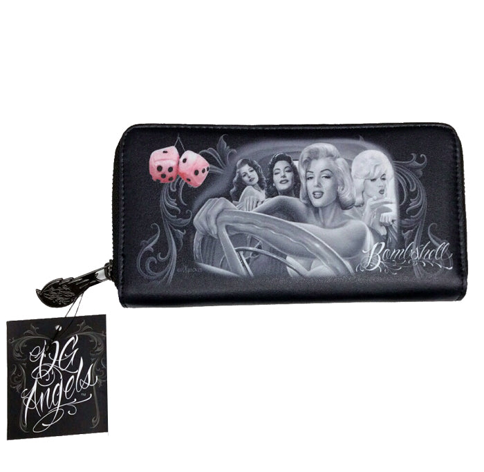 DGA- BOMBSHELLS- ZIPPER WALLET WOMEN'S