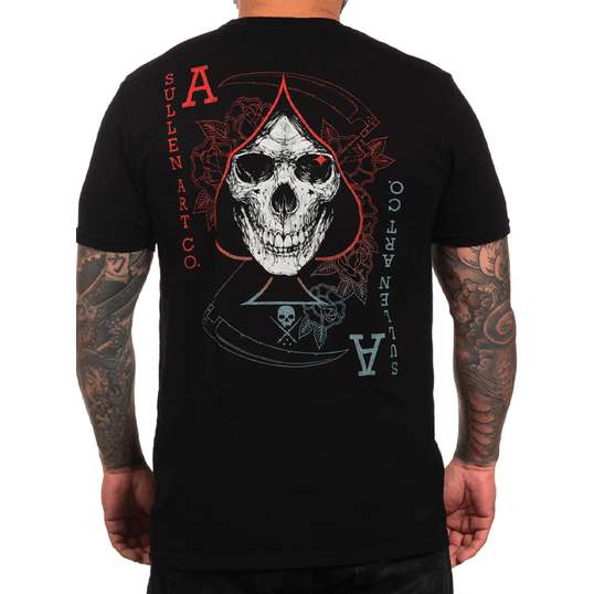 SULLEN-DRAWING-DEAD-S/S-TEE-JET-BLACK - T-SHIRT - synikclothing.com